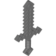 Lego meč Minecraft, tmavě modro šedá (6134370)